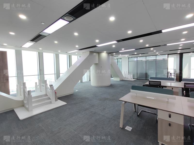 郑州东站对面 双子塔 445平 精装带家具 可直接拎包办公_3