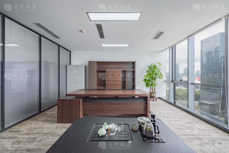 新中式 绝妙采光 精装带家具 前台正电梯 大业务区合理隔间_10