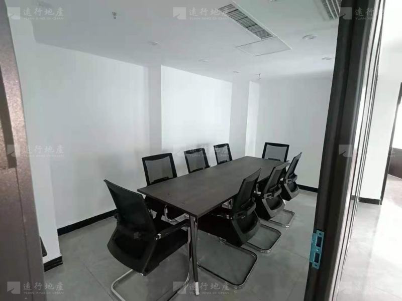 郑东商业中心  24小时空调  精装修  全套办公家具 _5