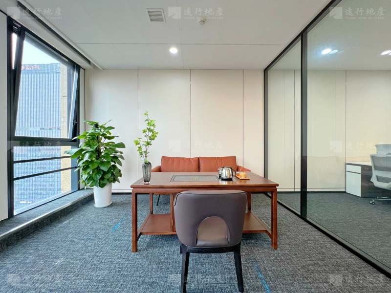 超大会议室丨传化中心2000平 四面采光 正对电梯口 可注册_8