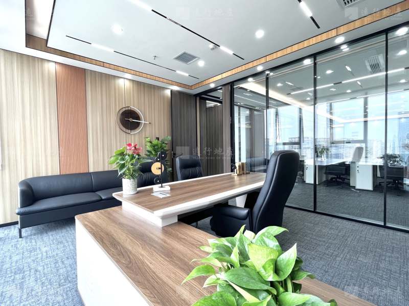 中海财富中心丨正对电梯口  户型方正  精装带家具_8