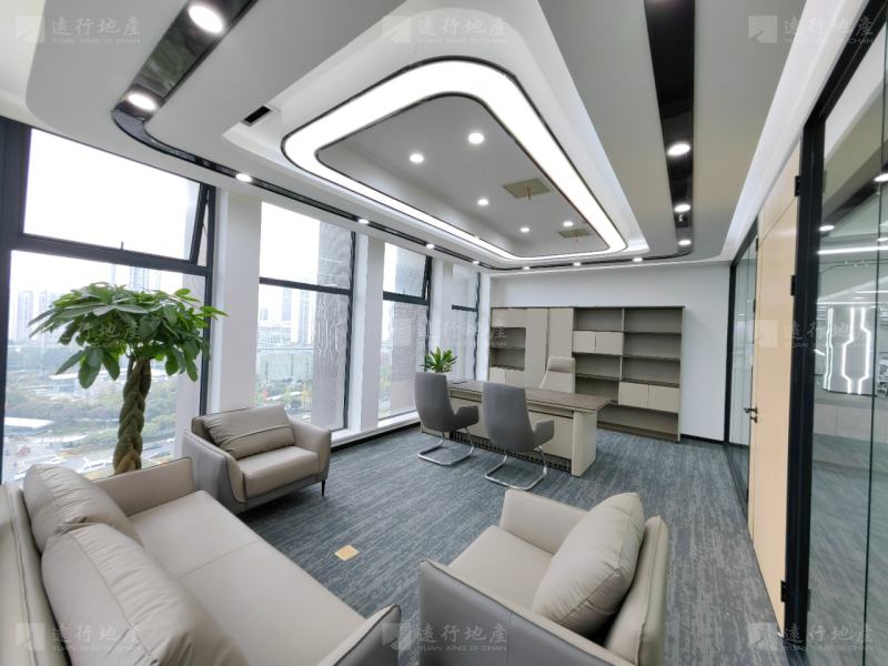 超大会议室丨北航成都创新科技园844平 园区氛围 精装带家具_5