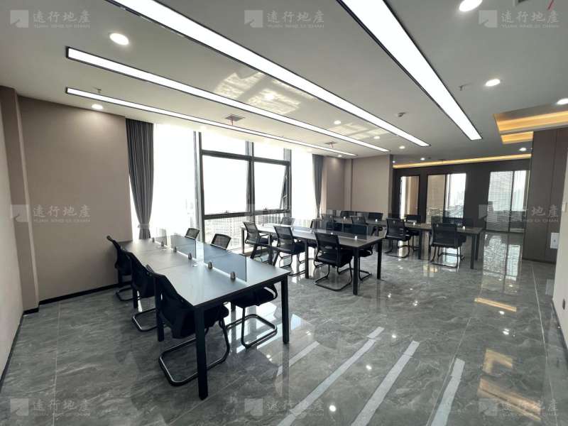 上海湾新出豪装476平丨大气前台丨豪华老板室丨带厨房适合接待_4