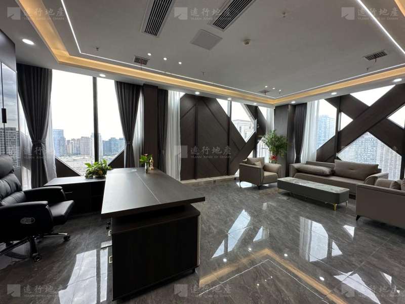 上海湾 新装450平 带厨房可接待 家私配齐 拎包办公 电联_8