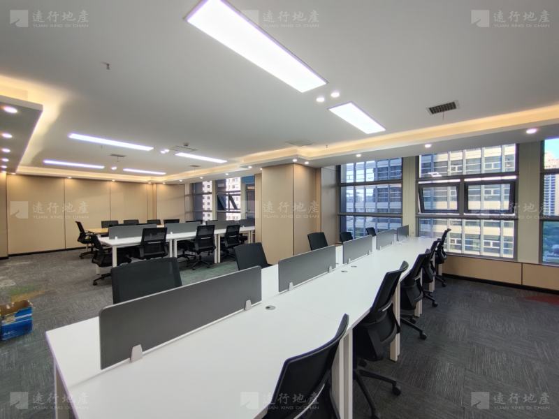 科技五路 摩尔中心220平 双面采光3间大办公室 精装带家具_5
