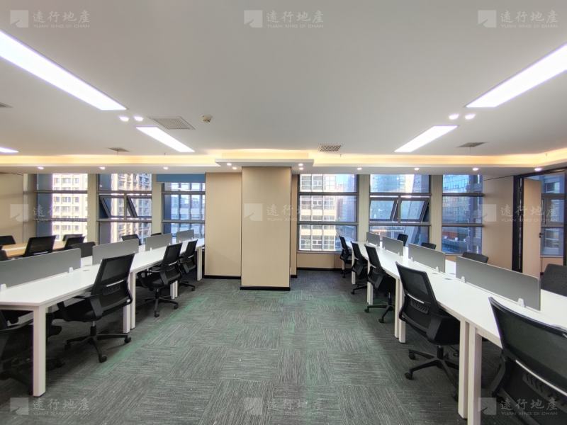 科技五路 摩尔中心220平 双面采光3间大办公室 精装带家具_7