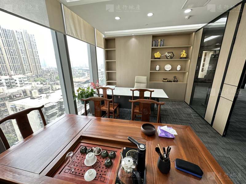 ICC武汉环贸中心 精装300平带家具 近地铁口 自带茶桌_6