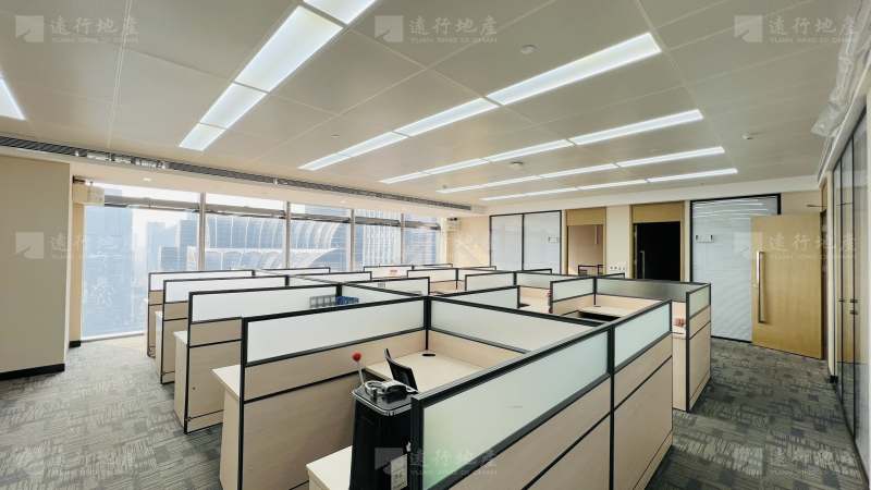 豪华装修丨腾讯大厦2000平 正对电梯口 超大老板间 可注册_5