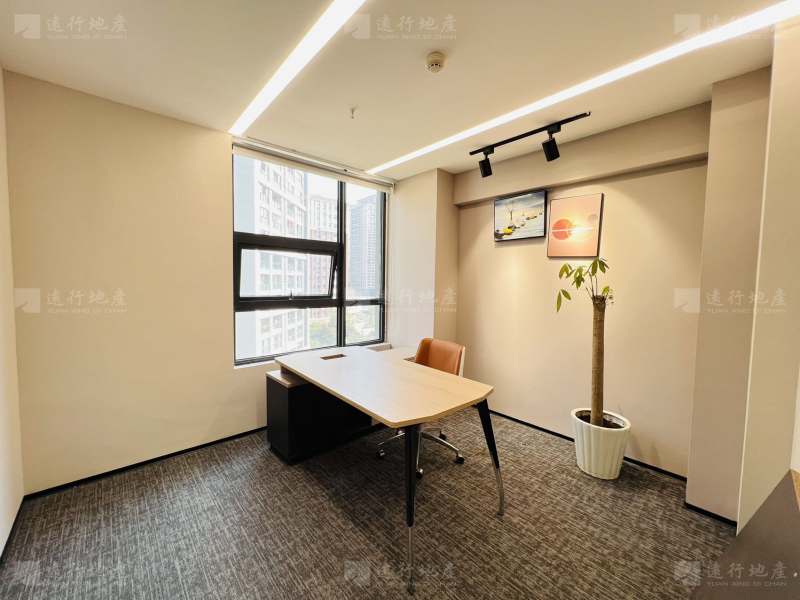 三楼整层配套 大小会议室茶室免费使用 办公室工区可做70人！_7