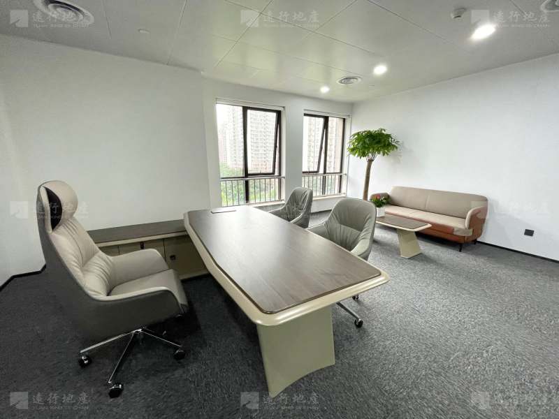 北三环 和平西桥 地铁口 中国蓝星大厦 精装整层办公室 可分_6