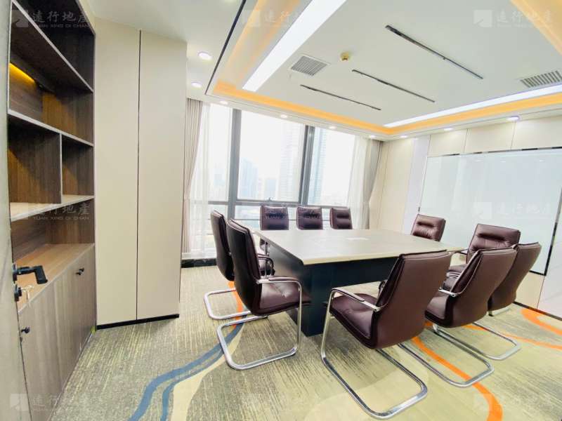 开发商直租 湘江财富金融中心 正对电梯 全新装修 户型周正_5