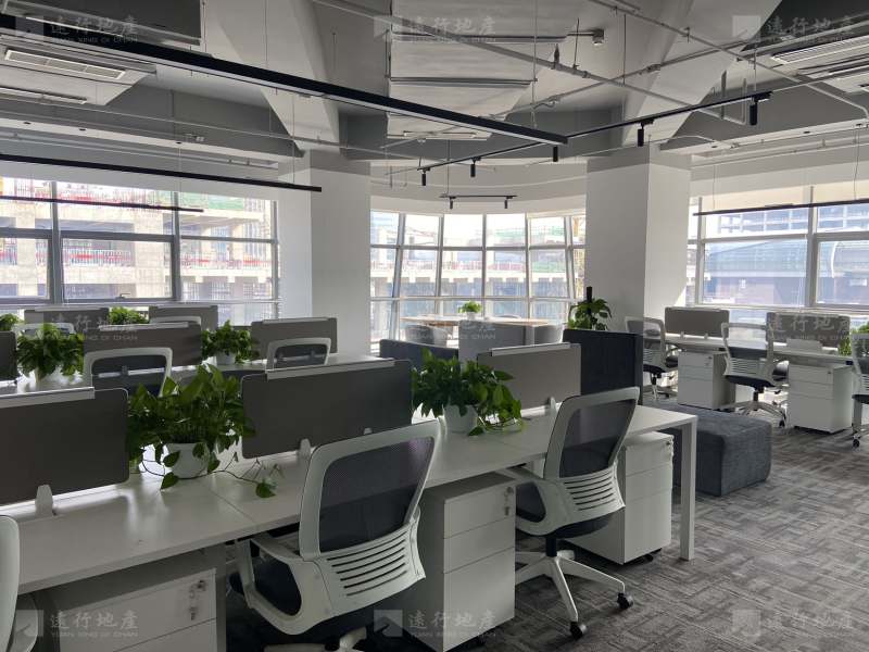 中铁创业大厦 独立办公室 精装家具全带 水电网全含 随时可看_4