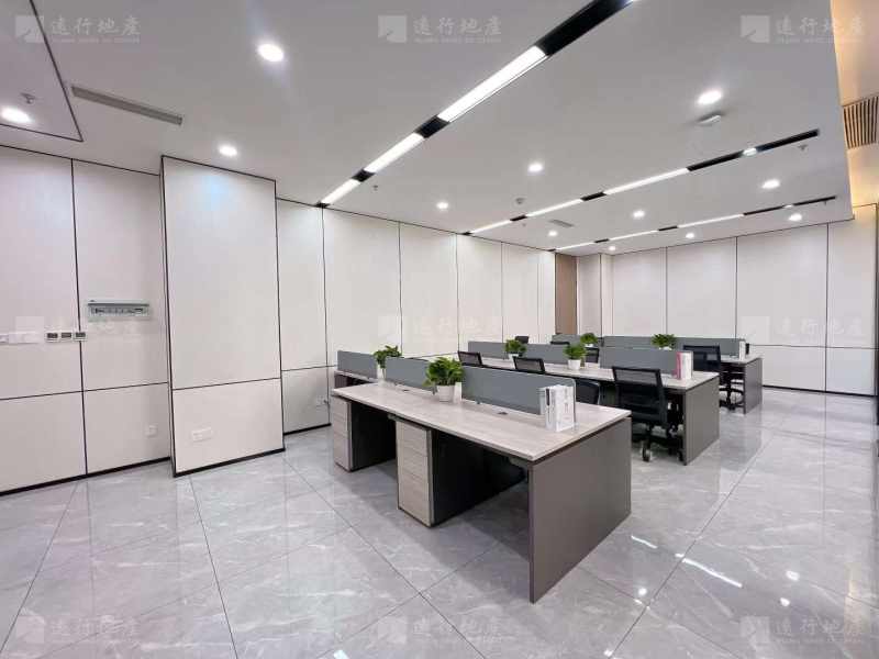 超大会议室丨双面采光户型方正丨配全套家具丨一个月免租期电梯口_7