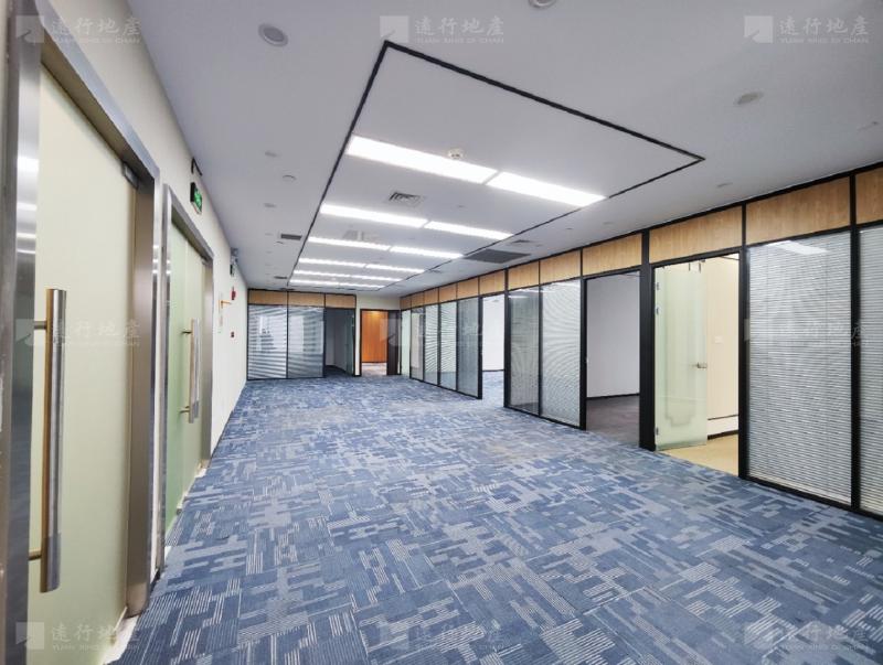 平安金融中心精装700平办公室丨正对电梯丨视野开阔丨随时看_4