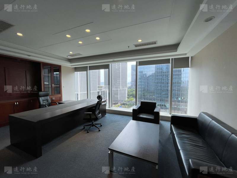 万银国际精装500平办公室丨家具全带丨正对电梯丨随时可看_7