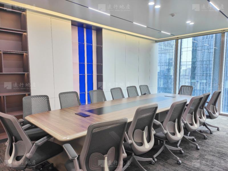 玻璃幕墙采光 24年新式装修 全新的一面全新的办公室 性价比_6