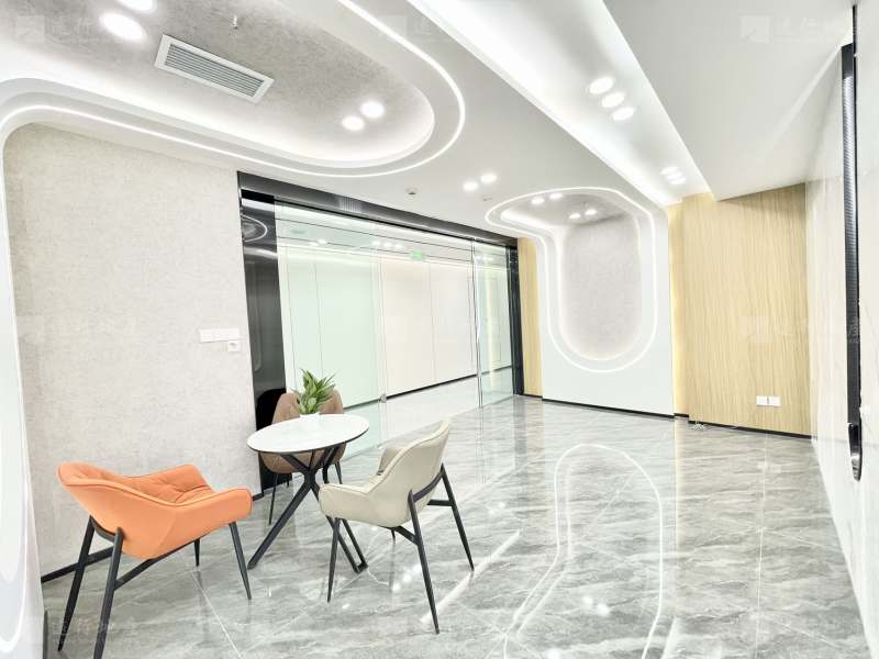 超大会议室丨双面采光户型方正丨配全套家具丨一个月免租期电梯口_2