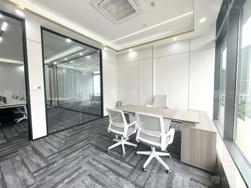 万银国际精装500平办公室丨正对电梯丨家具全带丨价格好谈_6