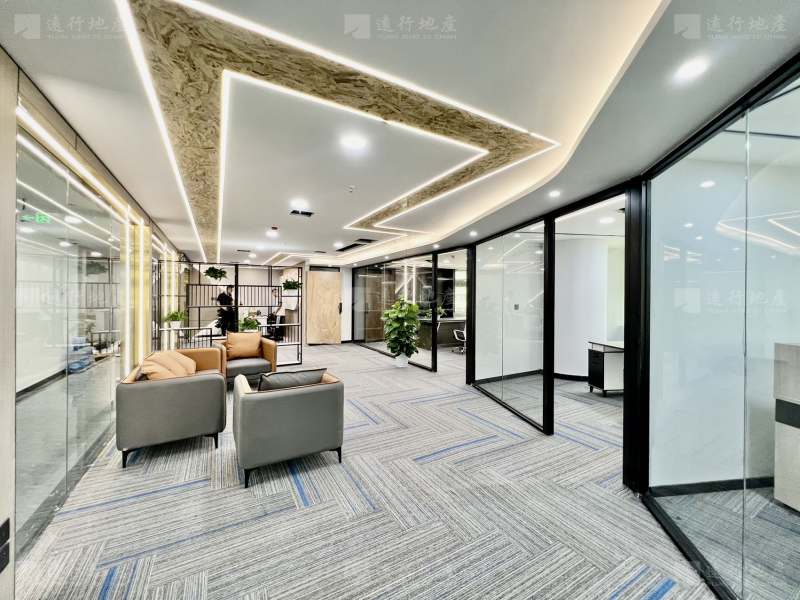 重庆渝中创景大厦精装带家具优质写字楼正对电梯口_9