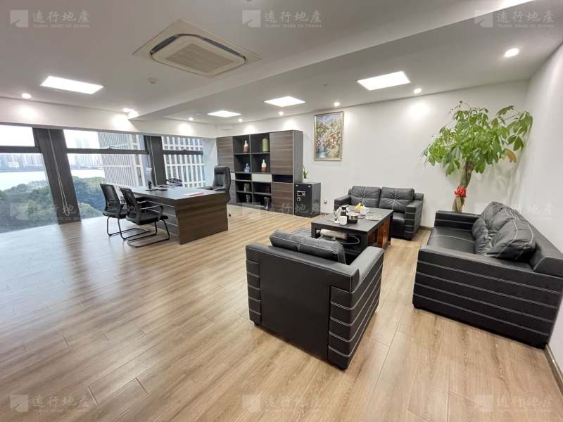 瑞晶国际精装800 平办公室丨新城西缺loft户型丨一线江景_3