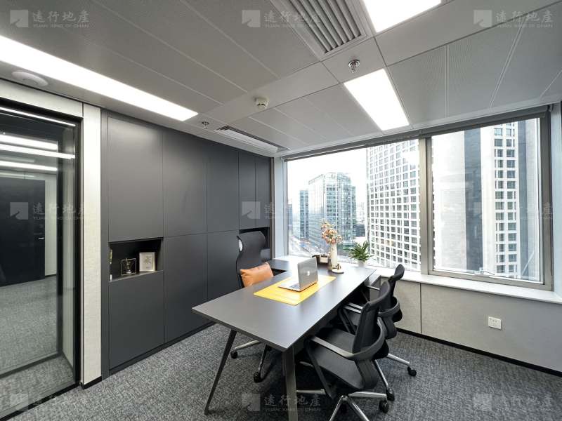 金融街新出办公室丨精装修带家具丨双面采光正对电梯_4
