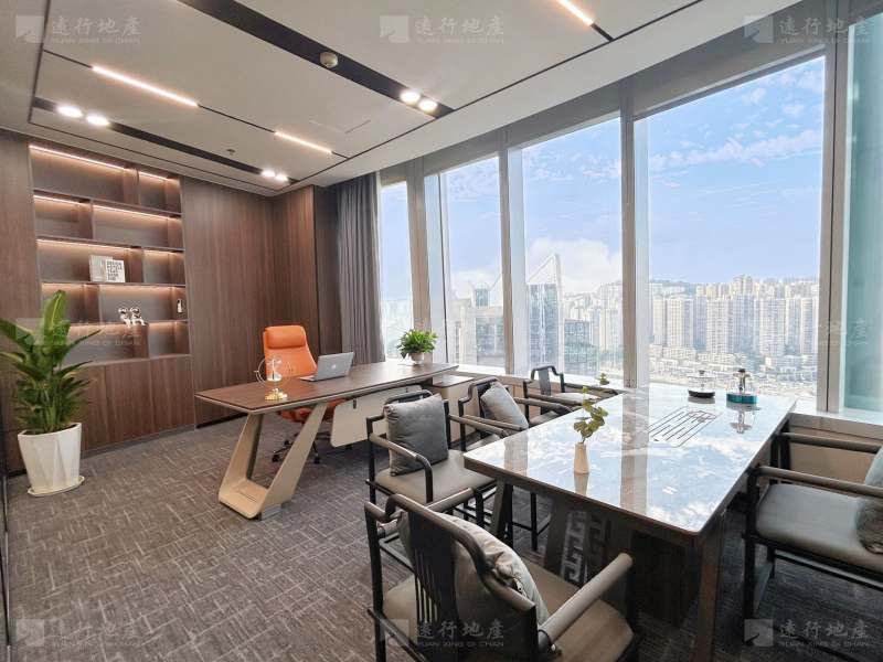 重庆解放碑阳光金融中心优质写字楼精装带家具正对电梯口_8