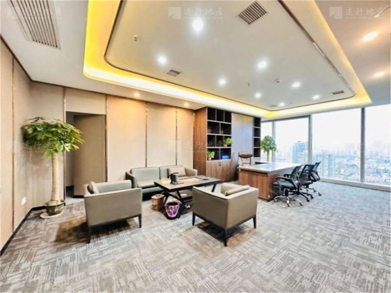 中海广场 独立半层 豪华装修带家具 高端写字楼 CBD国贸_8