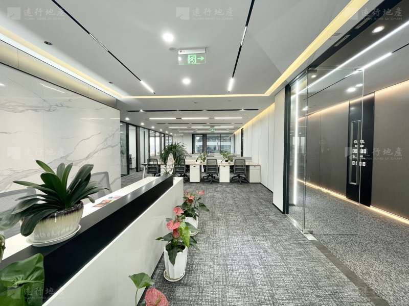 重庆国瑞中心正对电梯口双面采光精装修优质写字楼_3