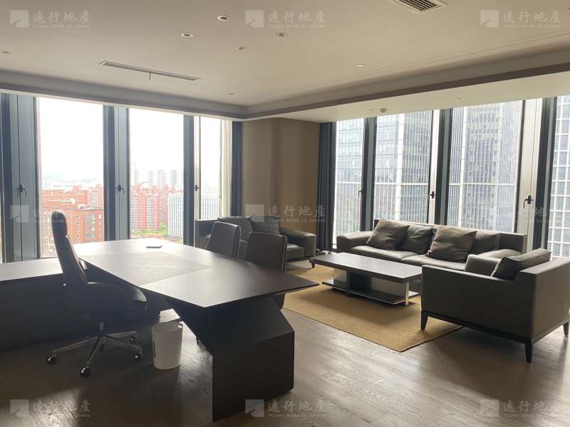 南京金融城 整层出租 公司产权 精装修带全套家具 随时看房 _7