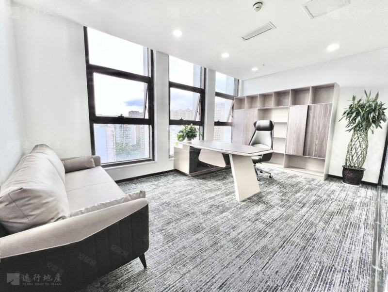 办公室出租丨高层精装修带家具拎包入住地铁直达户型方正_2
