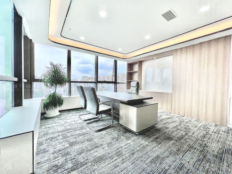 办公室出租丨高层精装修带家具拎包入住地铁直达户型方正_3