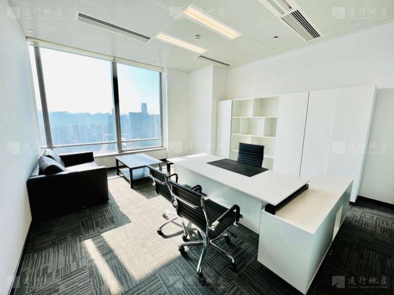 重庆地标性建筑 环球金融中心 精装修带家具 隔间多工位多_4