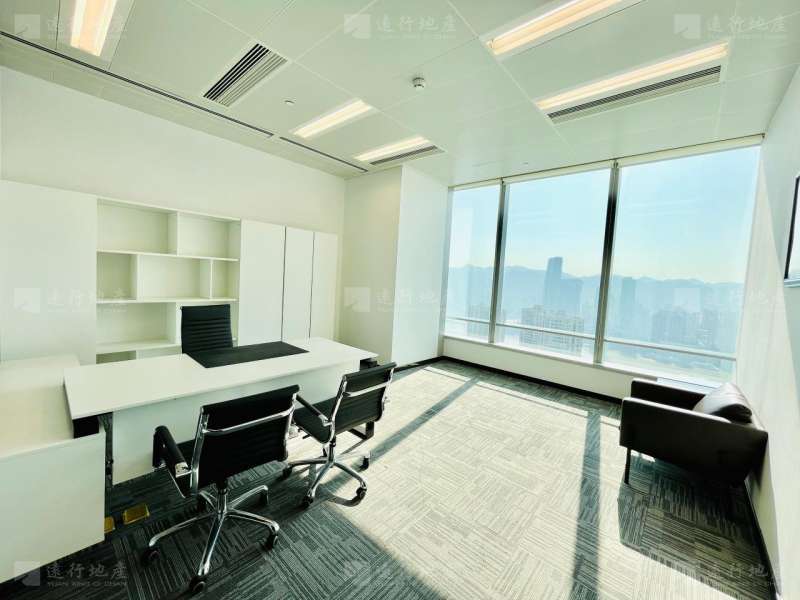 重庆地标性建筑 环球金融中心 精装修带家具 隔间多工位多_6