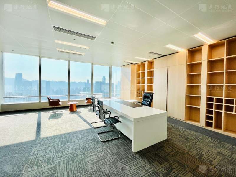 重庆地标性建筑 环球金融中心 精装修带家具 隔间多工位多_3