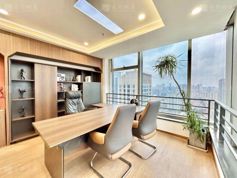 通用国际中心 正对电梯 交通便利 高区视野 精装修带家具_8
