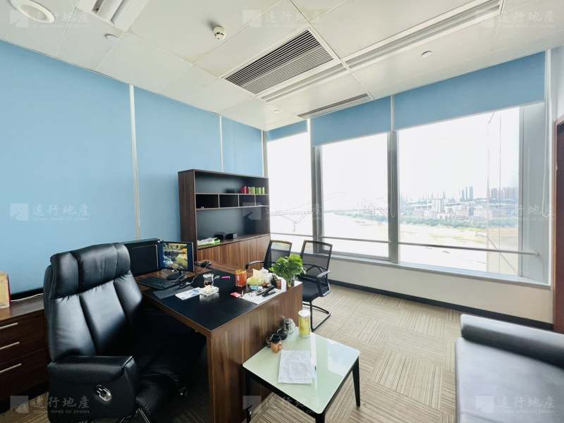 重庆江北城CBD丨中区整层带家具可看江豪华装修丨开发商产权_8