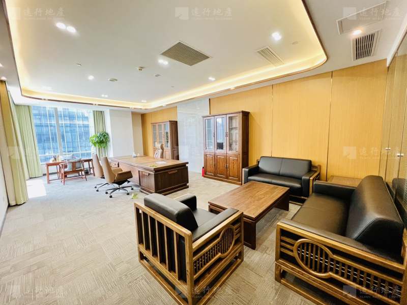 重庆江北城CBD丨中区整层带家具可看江豪华装修丨开发商产权_9
