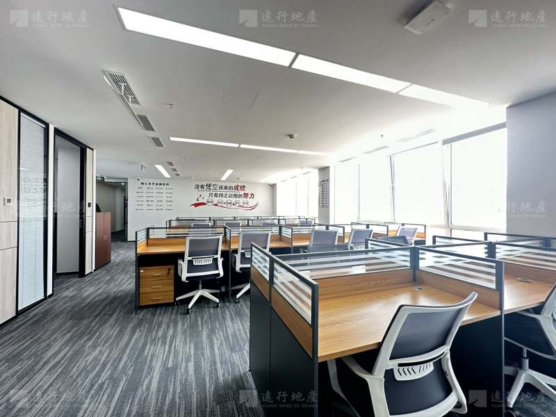 新城时代大厦精装275平办公室丨家具全带丨双面采光丨随时看_4