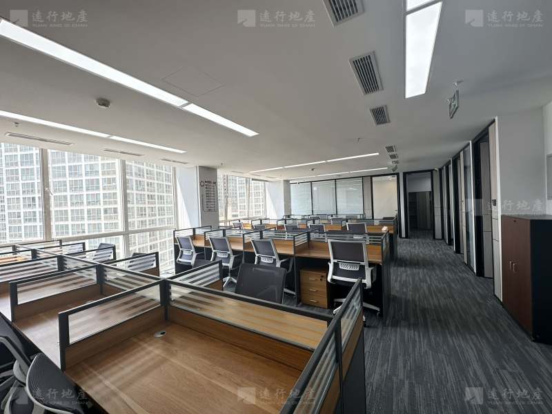 新城时代大厦精装275平办公室丨家具全带丨双面采光丨随时看_6