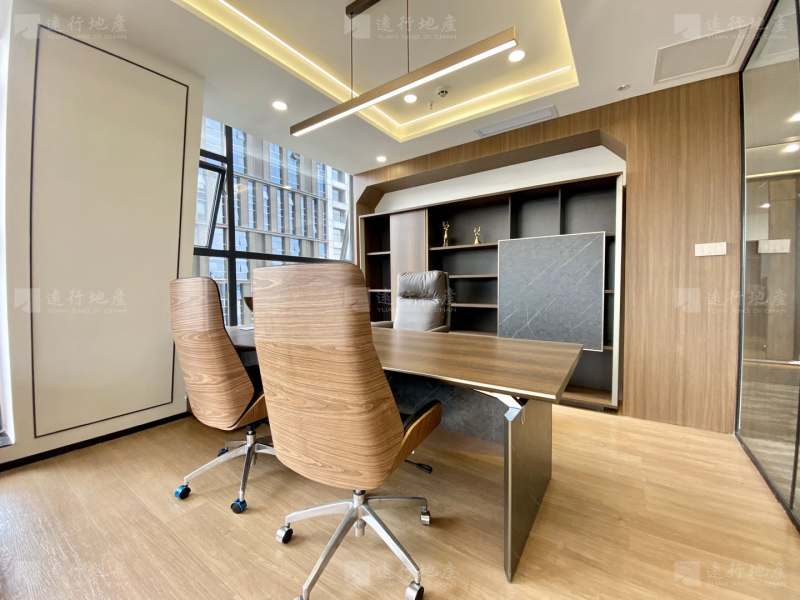 低价出租丨中国太平金融大厦640平 正对电梯口 精装带家具 _5