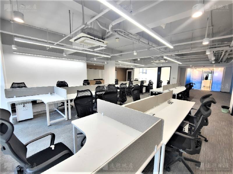 甲方总部大楼 环境配套成熟 办公室精装修带家具 直播电商企业_2