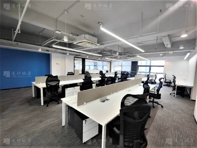 甲方总部大楼 环境配套成熟 办公室精装修带家具 直播电商企业_3