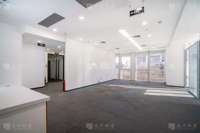 三元桥天元港中心 精装修对电梯 全景落地窗三面朝向采光好 _7