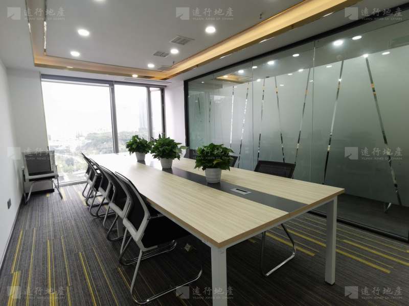 300平办公室租赁 精装带家具，空调24小时可用，双面采光_6