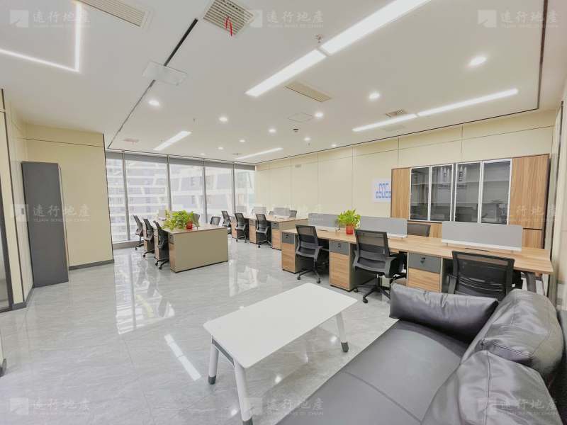 政务核心丨新地中心300平丨精装修带家具丨拎包办公_4