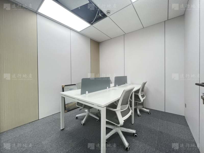 豪装办公室丨家具全带可定制丨户型方正可分割_8