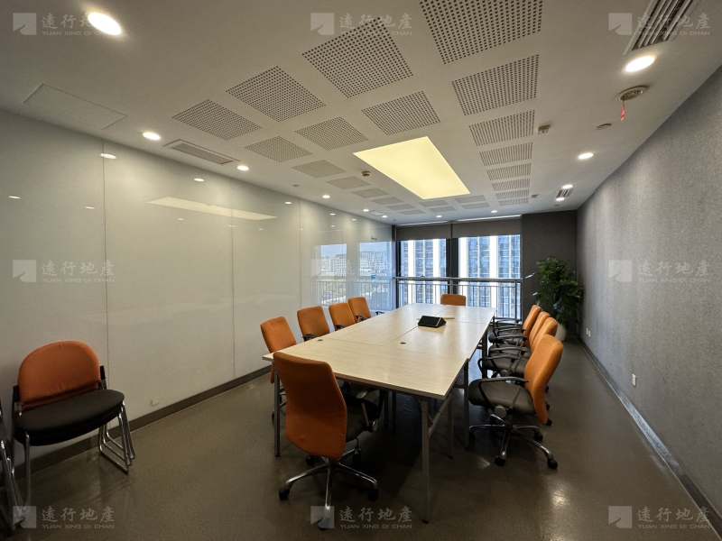 五福天星龙整层办公室丨精装正对电梯1500平丨家具全带_4