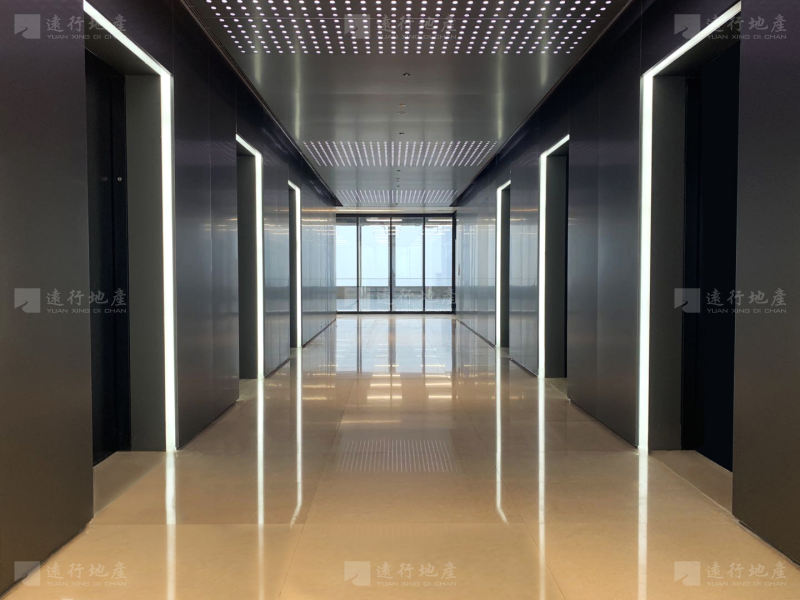 琶洲西区丨TCl大厦丨精装修正对电梯口24小时空调办公室_3