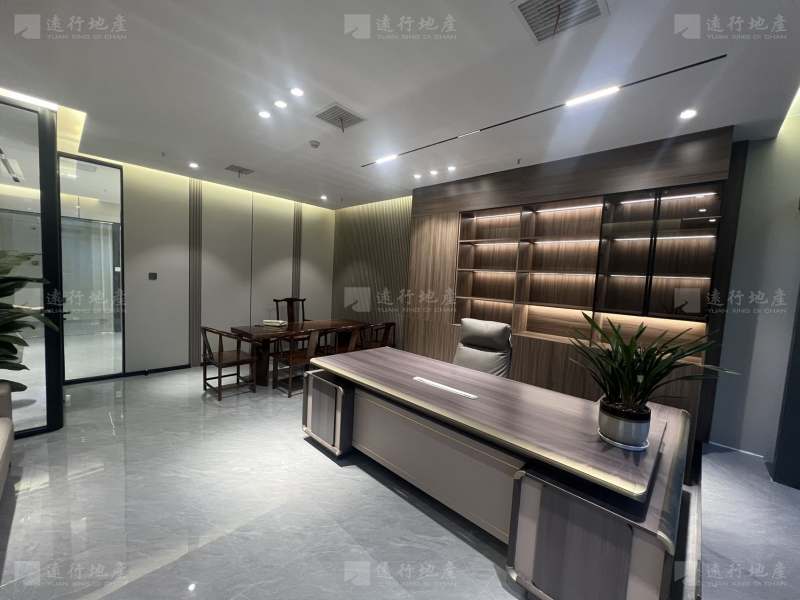 市政务中心丨华邦ICC丨300平电梯口豪装带家具丨超大业务区_7