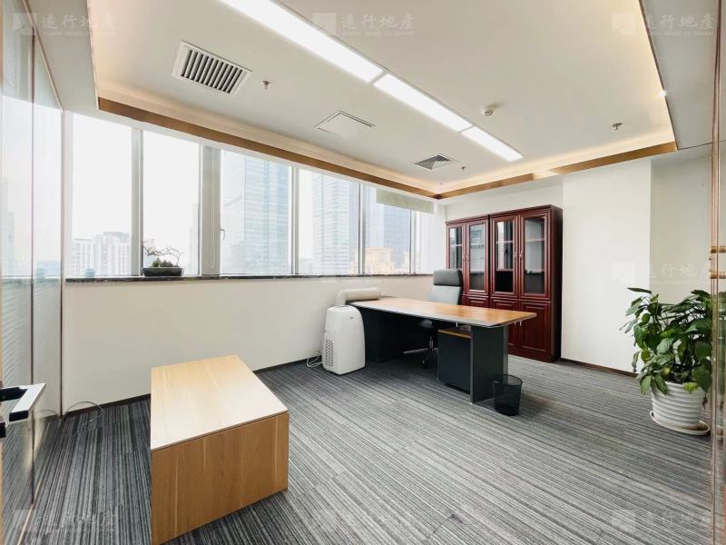 恒华国际商务中心 精装修带家具 正对电梯 双向采光 随时起租_4
